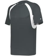 Augusta Sportswear YOUTH HOOK TEE 214400 GRAPHITE/WHITE (BA) S