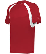 Augusta Sportswear YOUTH HOOK TEE 214400 RED/WHITE (BA) S
