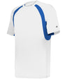 Augusta Sportswear YOUTH HOOK TEE 214400 WHITE/ROYAL (BA) S