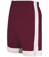 Augusta Sportswear Youth Match - Up Basketball Shorts 6890 MAROON/WHITE S