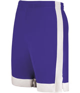 Augusta Sportswear Youth Match - Up Basketball Shorts 6890 PURPLE/WHITE S