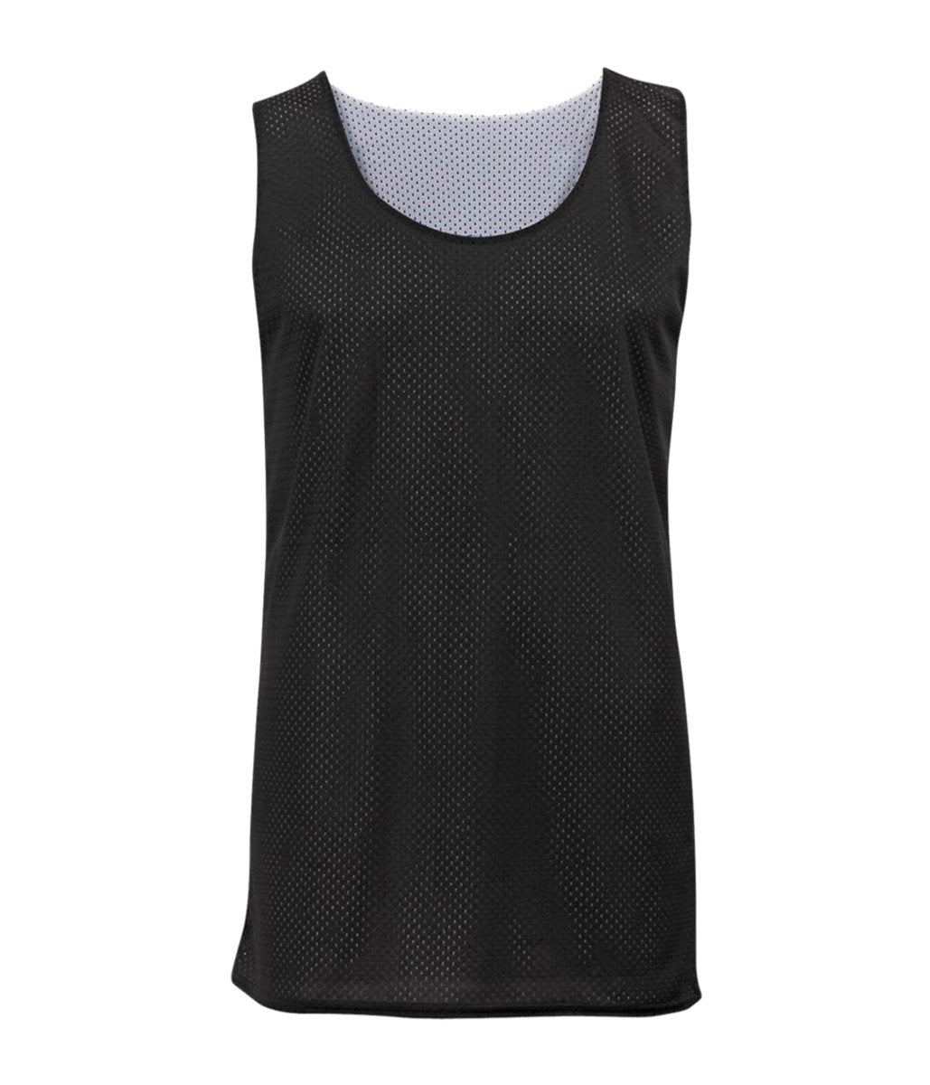 Augusta Sportswear YOUTH MESH REVERSIBLE BASKETBALL JERSEY 252900 BLACK/WHITE (BA) S