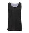 Augusta Sportswear YOUTH MESH REVERSIBLE BASKETBALL JERSEY 252900 BLACK/WHITE (BA) S