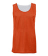 Augusta Sportswear YOUTH MESH REVERSIBLE BASKETBALL JERSEY 252900 BT. ORANGE/WHITE (BA) S
