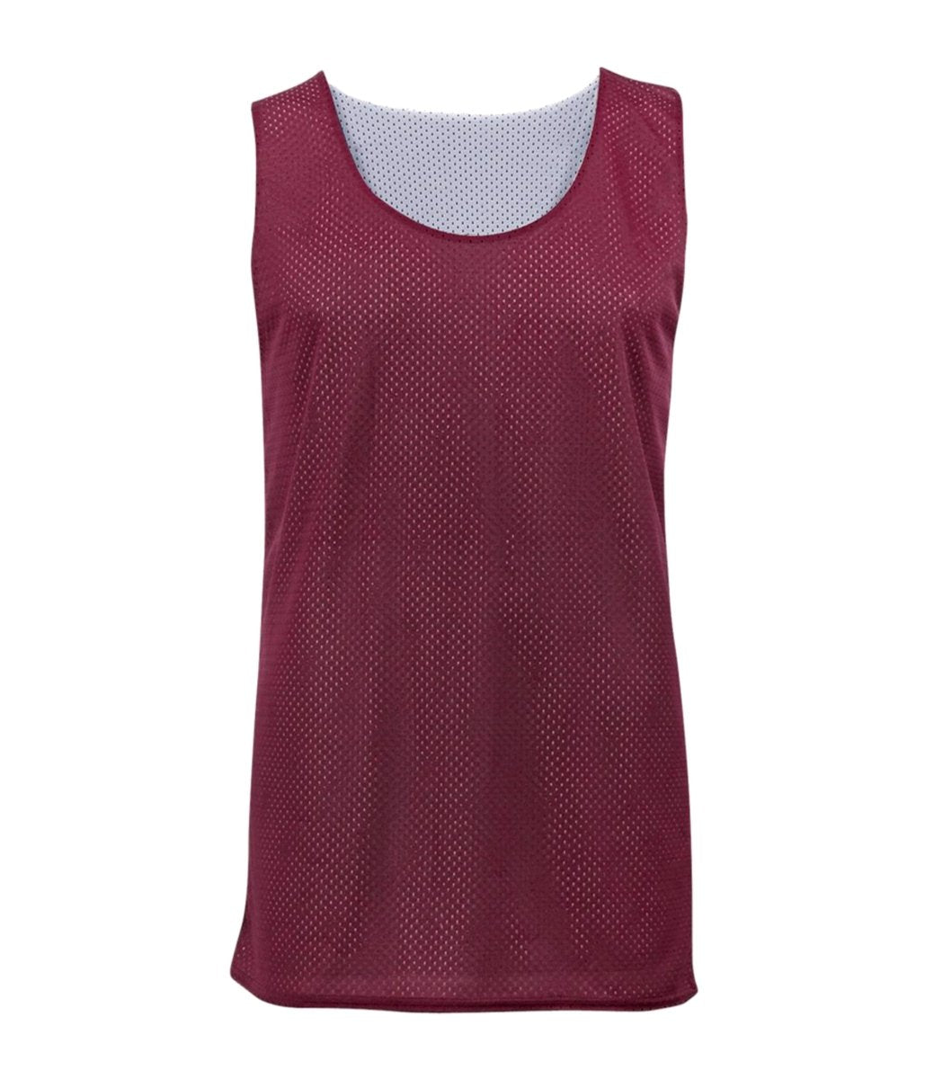Augusta Sportswear YOUTH MESH REVERSIBLE BASKETBALL JERSEY 252900 CARDINAL/WHITE (BA) S