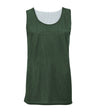 Augusta Sportswear YOUTH MESH REVERSIBLE BASKETBALL JERSEY 252900 FOREST/WHITE (BA) S