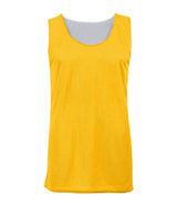 Augusta Sportswear YOUTH MESH REVERSIBLE BASKETBALL JERSEY 252900 GOLD/WHITE (BA) S