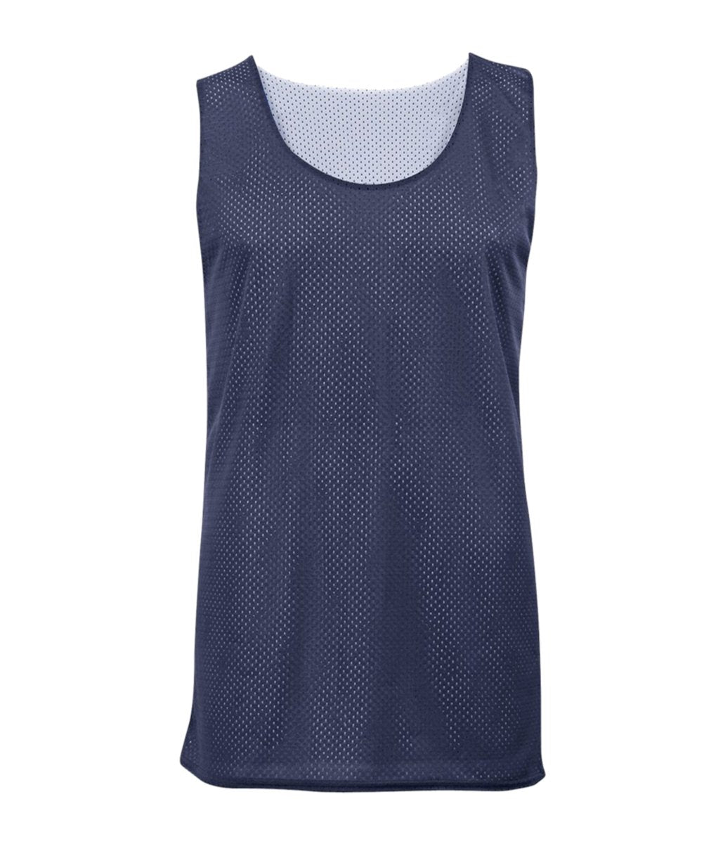 Augusta Sportswear YOUTH MESH REVERSIBLE BASKETBALL JERSEY 252900 NAVY/WHITE (BA) S