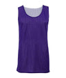 Augusta Sportswear YOUTH MESH REVERSIBLE BASKETBALL JERSEY 252900 PURPLE/WHITE (BA) S