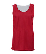 Augusta Sportswear YOUTH MESH REVERSIBLE BASKETBALL JERSEY 252900 RED/WHITE (BA) S