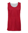 Augusta Sportswear YOUTH MESH REVERSIBLE BASKETBALL JERSEY 252900 RED/WHITE (BA) S