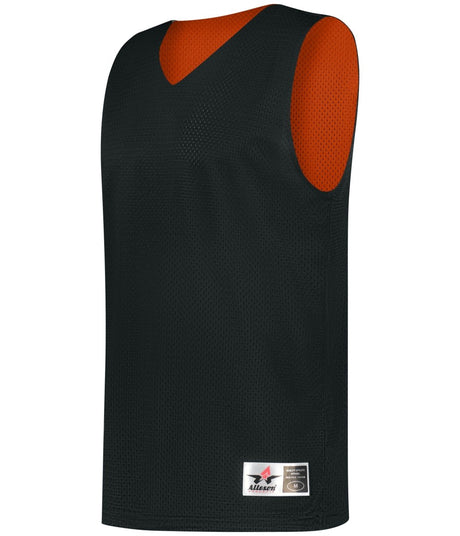 Augusta Sportswear YOUTH MESH REVERSIBLE PRACTICE BASKETBALL JERSEY 560RY BLACK/BT. ORANGE (BA) S