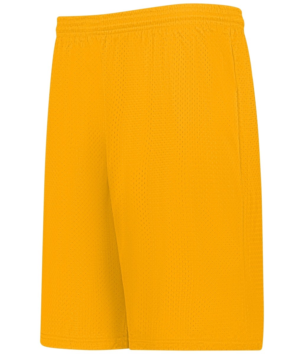 Augusta Sportswear YOUTH MESH TECH BASKETBALL SHORTS 566PY GOLD S