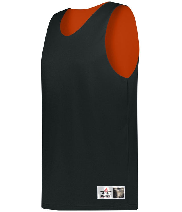 Augusta Sportswear YOUTH MICROFIBER REVERSIBLE BASKETBALL JERSEY 506CRY BLACK/BT. ORANGE (BA) S