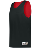 Augusta Sportswear YOUTH MICROFIBER REVERSIBLE BASKETBALL JERSEY 506CRY BLACK/RED (BA) S