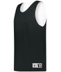 Augusta Sportswear YOUTH MICROFIBER REVERSIBLE BASKETBALL JERSEY 506CRY BLACK/WHITE (BA) S