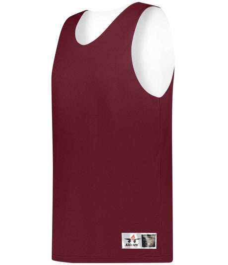 Augusta Sportswear YOUTH MICROFIBER REVERSIBLE BASKETBALL JERSEY 506CRY CARDINAL/WHITE (BA) S