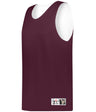 Augusta Sportswear YOUTH MICROFIBER REVERSIBLE BASKETBALL JERSEY 506CRY LIGHT MAROON/WHITE (BA) S