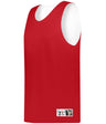 Augusta Sportswear YOUTH MICROFIBER REVERSIBLE BASKETBALL JERSEY 506CRY RED/WHITE (BA) S