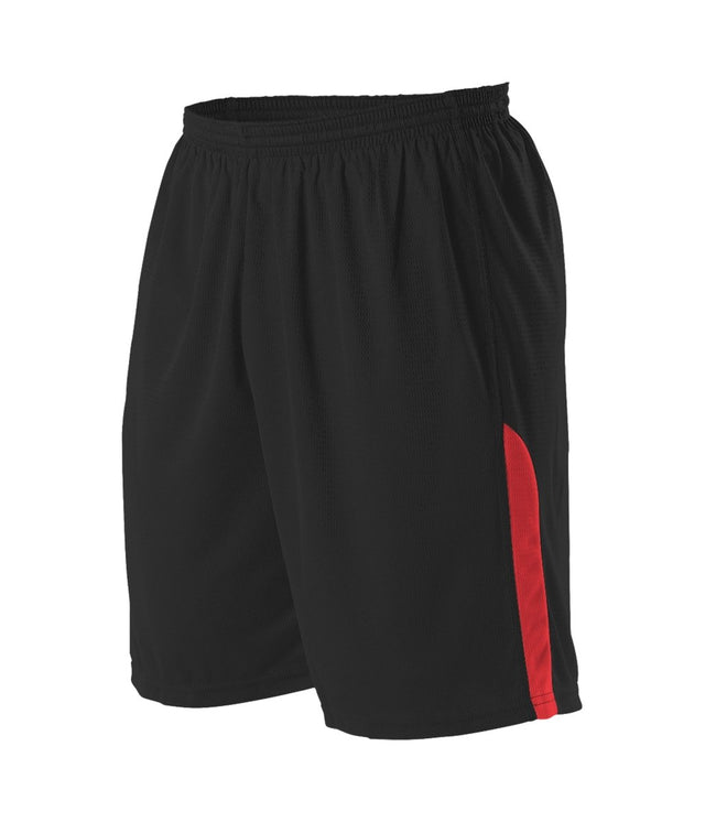 Augusta Sportswear YOUTH NBA BASKETBALL SHORTS - Augusta Sportswear A205BY BLACK/RED (BA) S