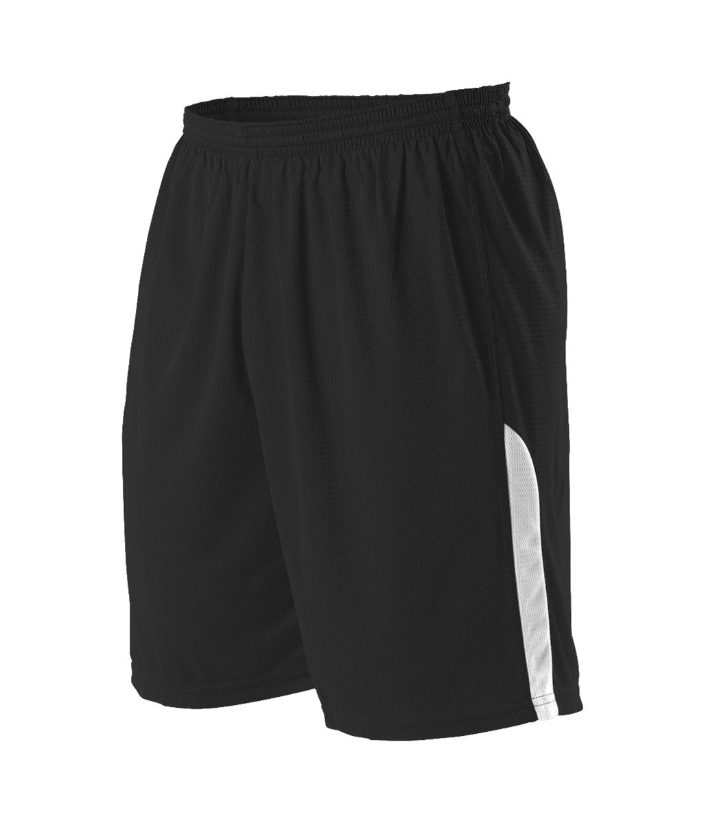 Augusta Sportswear YOUTH NBA BASKETBALL SHORTS - Augusta Sportswear A205BY BLACK/WHITE (BA) S