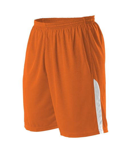 Augusta Sportswear YOUTH NBA BASKETBALL SHORTS - Augusta Sportswear A205BY BT. ORANGE/WHITE (BA) S