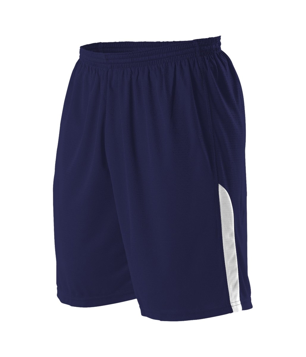 Augusta Sportswear YOUTH NBA BASKETBALL SHORTS - Augusta Sportswear A205BY NAVY/WHITE (BA) S