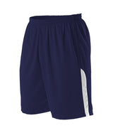 Augusta Sportswear YOUTH NBA BASKETBALL SHORTS - Augusta Sportswear A205BY NAVY/WHITE (BA) S