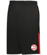 Augusta Sportswear YOUTH NBA BASKETBALL SHORTS - Augusta Sportswear A205LY NBA BLACK/RED/ATL HAWKS S