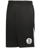 Augusta Sportswear YOUTH NBA BASKETBALL SHORTS - Augusta Sportswear A205LY NBA BLACK/WHITE/BKLYN NETS 2 S