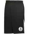 Augusta Sportswear YOUTH NBA BASKETBALL SHORTS - Augusta Sportswear A205LY NBA BLACK/WHITE/BKLYN NETS 2 S