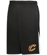 Augusta Sportswear YOUTH NBA BASKETBALL SHORTS - Augusta Sportswear A205LY NBA BLACK/WHITE/CLE CAVALIERS S