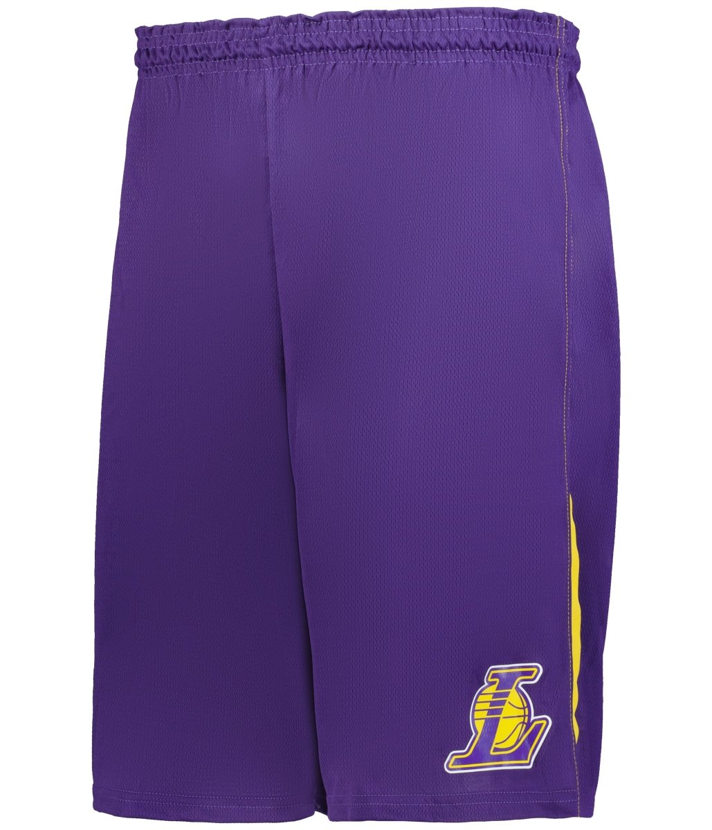 Augusta Sportswear YOUTH NBA BASKETBALL SHORTS - Augusta Sportswear A205LY NBA PURPLE/GOLD/LA LAKERS S
