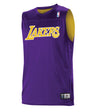 Augusta Sportswear YOUTH NBA REVERSIBLE TEAM BASKETBALL JERSEY - Augusta Sportswear A105LY NBA PURPLE/GOLD/LA LAKERS S