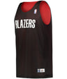 Augusta Sportswear YOUTH NBA REVERSIBLE TEAM BASKETBALL JERSEY - Augusta Sportswear A115LY NBA BK/RED/PDX TRAILBLAZERS S