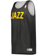 Augusta Sportswear YOUTH NBA REVERSIBLE TEAM BASKETBALL JERSEY - Augusta Sportswear A115LY NBA BLACK/WHITE/UTAH JAZZ S