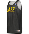 Augusta Sportswear YOUTH NBA REVERSIBLE TEAM BASKETBALL JERSEY - Augusta Sportswear A115LY NBA BLACK/WHITE/UTAH JAZZ S