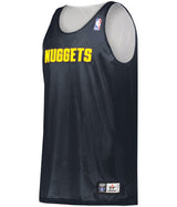 Augusta Sportswear YOUTH NBA REVERSIBLE TEAM BASKETBALL JERSEY - Augusta Sportswear A115LY NBA NAVY/WHITE/DEN NUGGETS 2 S