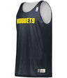 Augusta Sportswear YOUTH NBA REVERSIBLE TEAM BASKETBALL JERSEY - Augusta Sportswear A115LY NBA NAVY/WHITE/DEN NUGGETS 2 S
