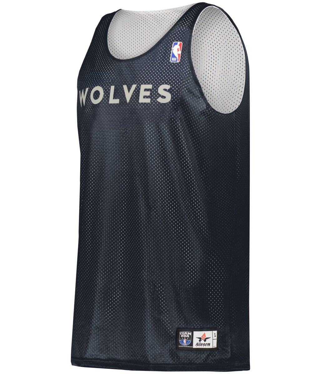 Augusta Sportswear YOUTH NBA REVERSIBLE TEAM BASKETBALL JERSEY - Augusta Sportswear A115LY NBA NAVY/WHITE/MN TIMBERWOLVES S