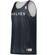 Augusta Sportswear YOUTH NBA REVERSIBLE TEAM BASKETBALL JERSEY - Augusta Sportswear A115LY NBA NAVY/WHITE/MN TIMBERWOLVES S