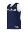 Augusta Sportswear YOUTH NBA REVERSIBLE TEAM BASKETBALL JERSEY - Augusta Sportswear A115LY NBA NAVY/WHITE/NO PELICANS S