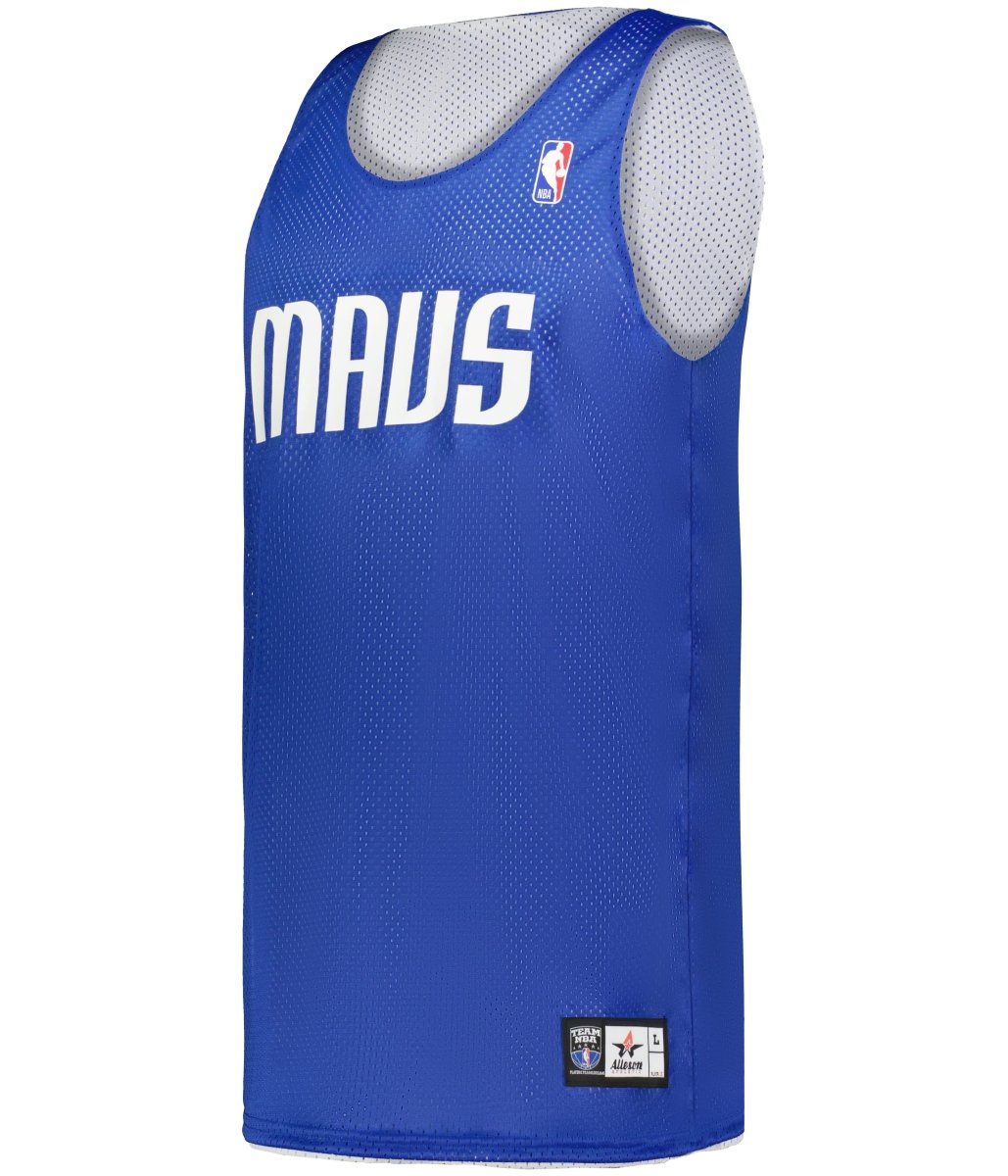 Augusta Sportswear YOUTH NBA REVERSIBLE TEAM BASKETBALL JERSEY - Augusta Sportswear A115LY NBA ROYAL/WH/DAL MAVERICKS 2 S