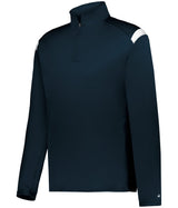 Augusta Sportswear YOUTH ON THE RISE 1/4 ZIP PULLOVER 226500 NAVY/WHITE (BA) S