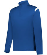 Augusta Sportswear YOUTH ON THE RISE 1/4 ZIP PULLOVER 226500 ROYAL/WHITE (BA) S
