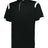 Augusta Sportswear YOUTH ON THE RISE POLO 235000 BLACK/WHITE (BA) S
