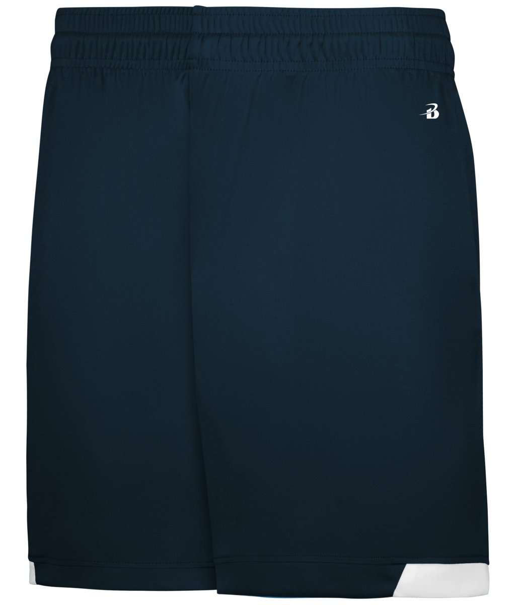 Augusta Sportswear YOUTH ON THE RISE SHORTS 230100 NAVY/WHITE (BA) XXS