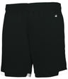 Augusta Sportswear YOUTH ON THE RISE SHORTS WITH POCKETS 225900 BLACK/WHITE (BA) XXS