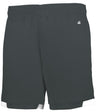 Augusta Sportswear YOUTH ON THE RISE SHORTS WITH POCKETS 225900 GRAPHITE/WHITE (BA) XXS