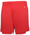 Augusta Sportswear YOUTH ON THE RISE SHORTS WITH POCKETS 225900 RED/WHITE (BA) XXS